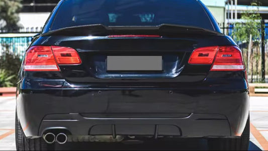 DYFUZOR SPOILER do BMW 3 E92 E93 czarny połysk dokładka zderzaka 318 320 325 330