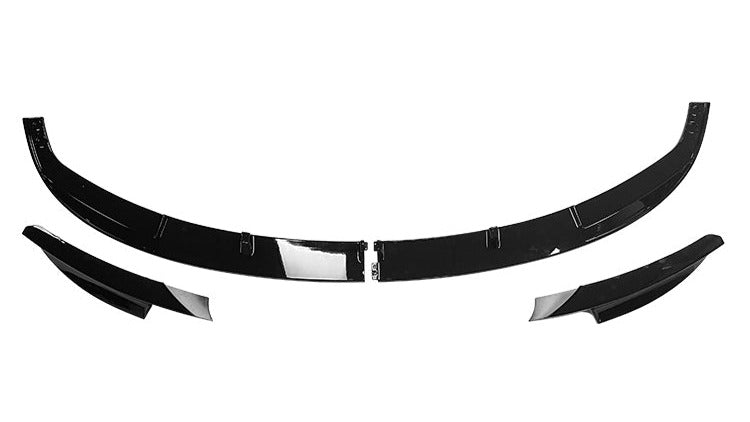 DOKŁADKA Splitter PRZÓD do BMW F30 F31 czarny połysk 4-częściowa
