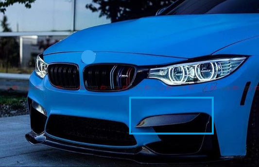 DOKŁADKA Splitter AIR PRZÓD do BMW F80 F82 F83 M3 M4 czarny spoiler DODATEK