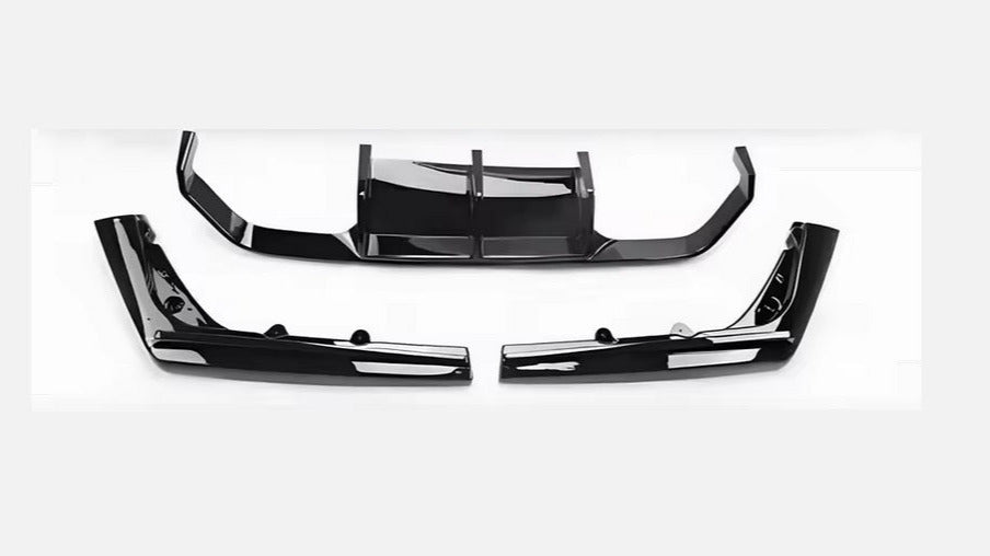 DYFUZOR SPOILER BMW M3 M4 F80 F82 F83 CZARNY POŁYSK dokładka zderzaka
