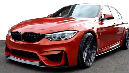 DOKŁADKA Splitter PRZÓD DO BMW M3 F80 CZARNY POŁYSK 2013-2020 M4 F82 F83