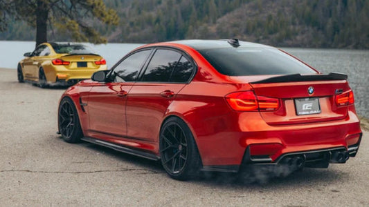 Dokładki progów do BMW M3 F80 CZARNY 2013-2020 progi listwy PSM NAKŁADKI PROGOWE