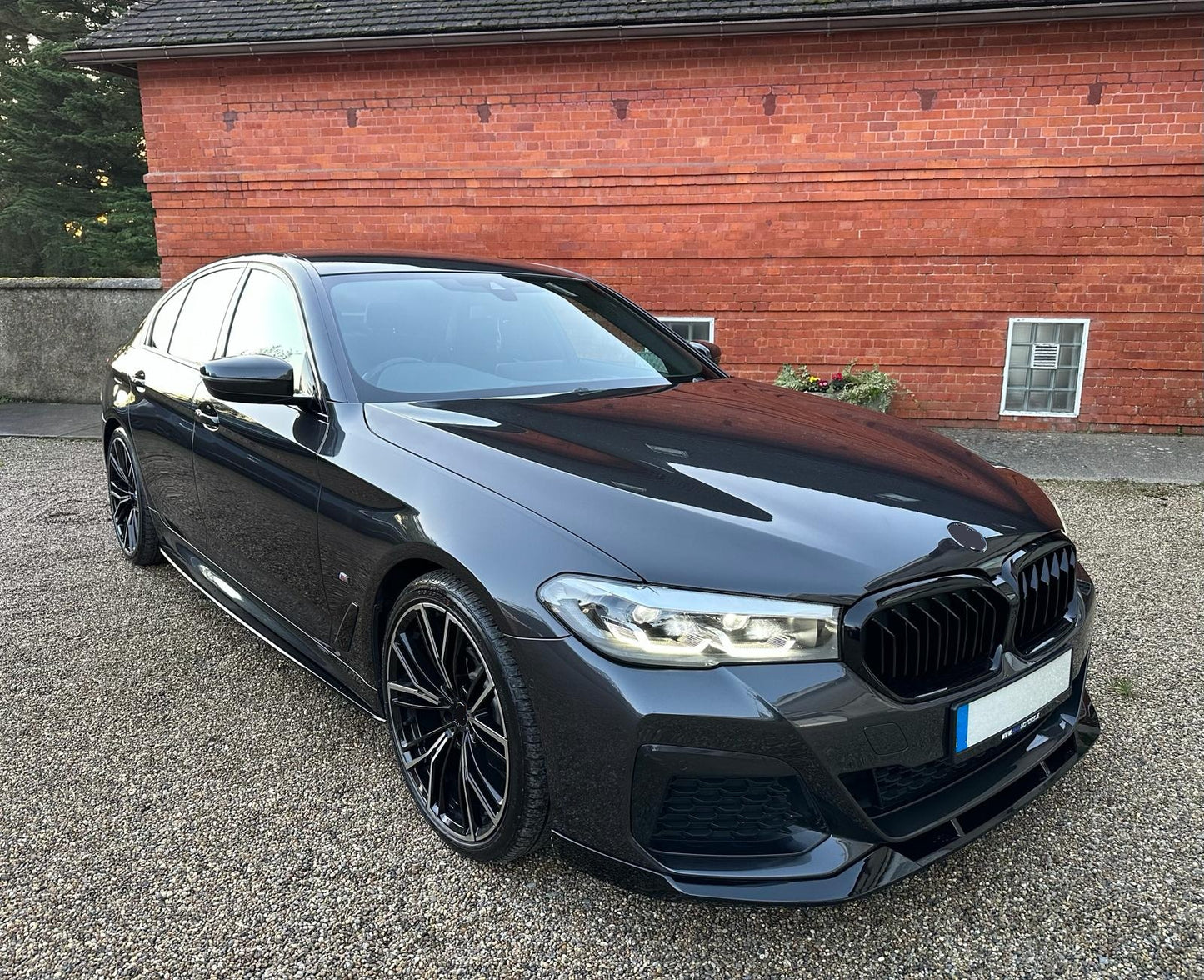 DOKŁADKA Splitter PRZÓD BMW 5 G30 G31 Lci 2020-2024 pełny spoiler przedni