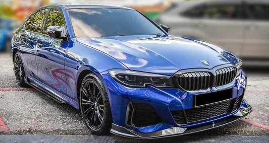 DOKŁADKA Splitter PRZÓD DO BMW G20 G21 G28 2018-2022 PRELCI spoiler przedni AC Style