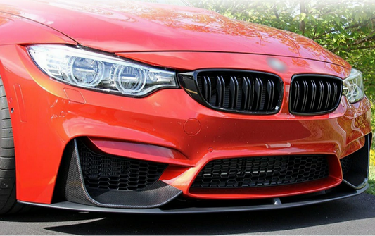 DOKŁADKA Splitter PRZÓD do BMW F80 F82 F83 M3 M4 czarny połysk spoiler