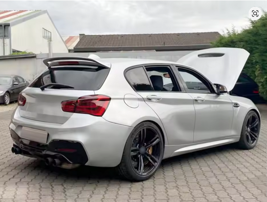 DYFUZOR SPOILER BMW F20 F21 CZARNY POŁYSK 4 wydechy 2015+ 2015-2019