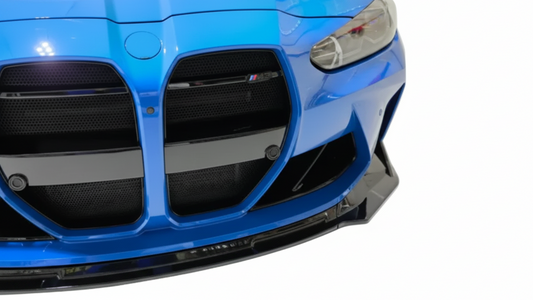 Wloty powietrza do BMW M3 M4 G80 G81 G82 G83 CZARNY POŁYSK DOKŁADKA ZDERZAK