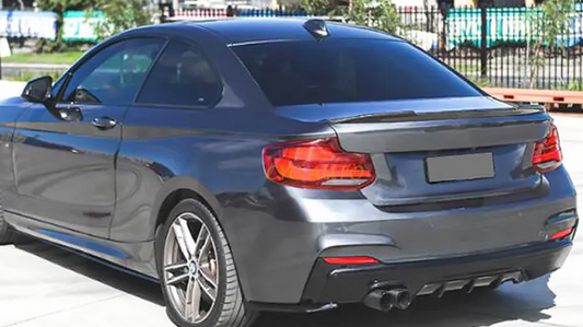 DYFUZOR SPOILER BMW F22 F23 CZARNY dokładka zderzaka 218 220 228 230