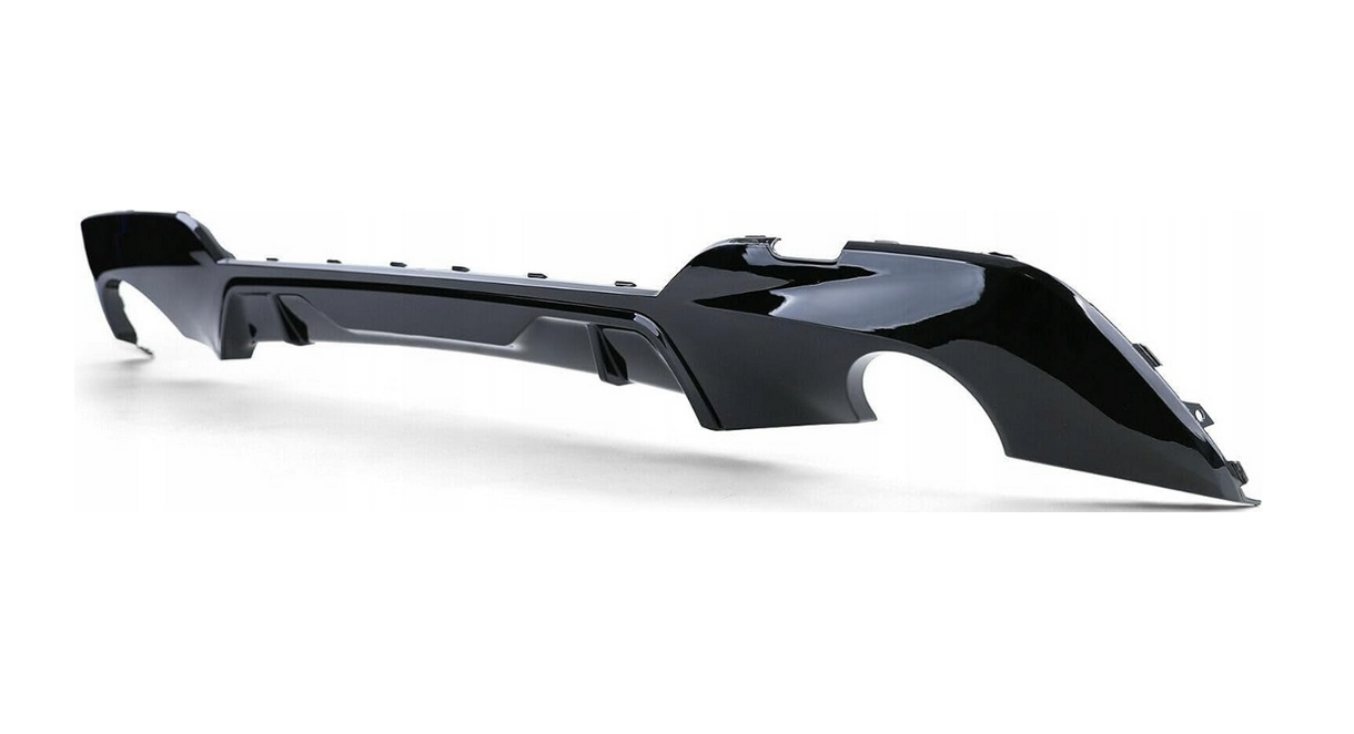 DYFUZOR SPOILER do BMW G20 G21 CZARNY POŁYSK 320 330 podwójny