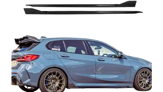 komplet dokładek BMW F40 1 czarny połysk przód tył progi ZESTAW 2019-2024