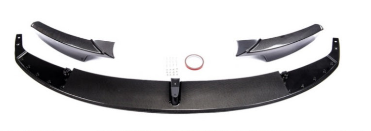 DOKŁADKA Splitter PRZÓD PEŁNY ABS do BMW F30 F31 czarny połysk