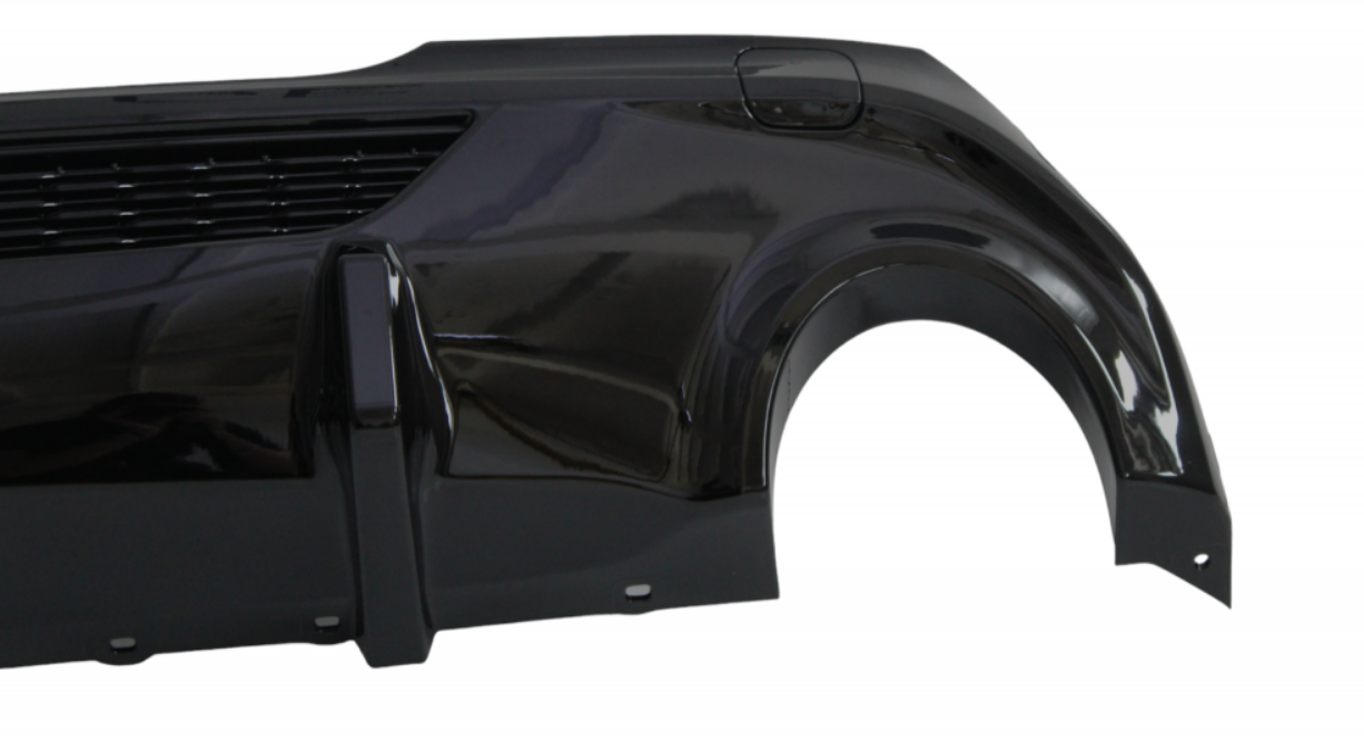 DYFUZOR SPOILER BMW 1 F40 2019-2024 CZARNY POŁYSK dokładka zderzaka v2