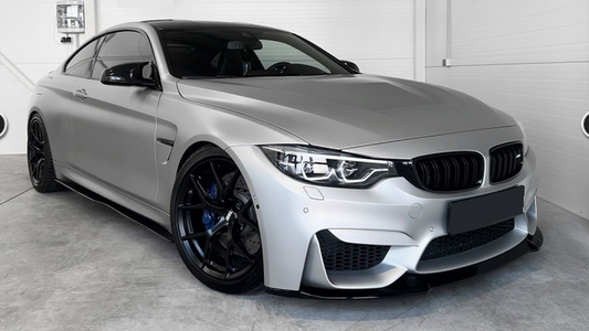 DOKŁADKA Splitter PRZÓD DO BMW M4 F82 F83 czarny połysk 2013-2020 CS STYLE