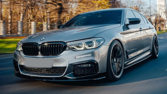Dokładki progów do BMW G30 G31 2017-2024 F90 progi listwy progowe czarny połysk