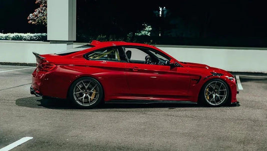 Dokładki progów do BMW M4 F82 F83 CZARNY 2013-2020 M3 F80 progi listwy PSM NAKŁADKI PROGOWE