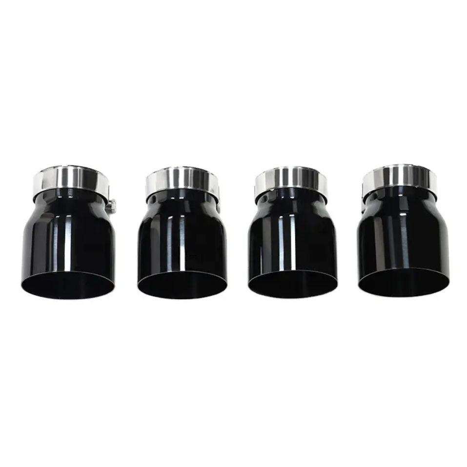KOŃCÓWKA WYDECHU 70MM 95MM 120MM CZARNE STAL NIERDZEWNA STALOWE do BMW M