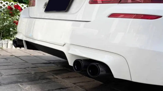 KOŃCÓWKI WYDECHU PARA KOŃCÓWEK 60-63MM 85-173MM 240MM CARBON SREBRNE do BMW