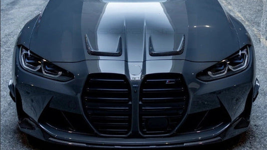 dokładka maski CARBON do BMW M3 M4 G80 G81G82 G83 na maske pokrywe włókno węglowe