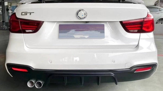 DYFUZOR SPOILER BMW F34 GT CZARNY POŁYSK 318 320 328 330 M OO-- 2L Mpakiet