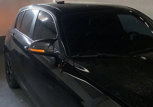 OBUDOWY LUSTEREK CARBON LOOK do BMW F20 F21 F22 F23 F30 F31 F32 F33 F34 F36 M LOOK NAKŁADKI NA LUSTERKA