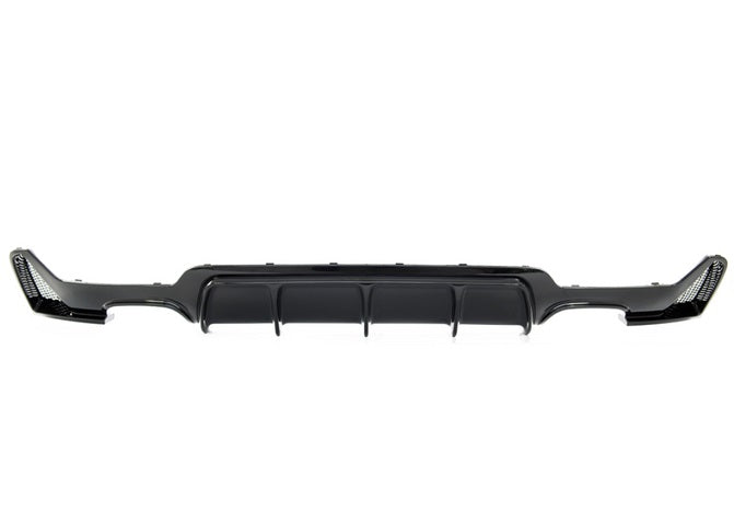 DYFUZOR SPOILER do BMW F32 F33 F36 CZARNY POŁYSK 435 440 428 430 pod 4 wydechy