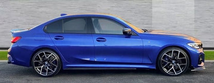 DOKŁADKI PROGÓW LISTWY PROGOWE BOCZNE BMW 3 G20 G21 czarny połysk SPOILER