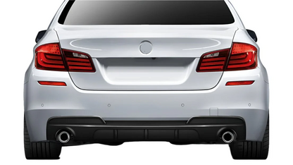DYFUZOR SPOILER BMW F10 F11 CZARNY POŁYSK podwójny 2010-2016 535 540 550