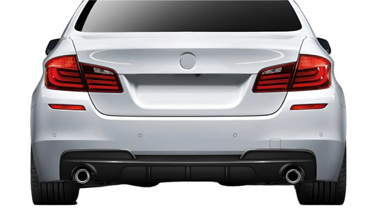 DYFUZOR SPOILER BMW F10 F11 CZARNY POŁYSK podwójny 2010-2016 535 540 550