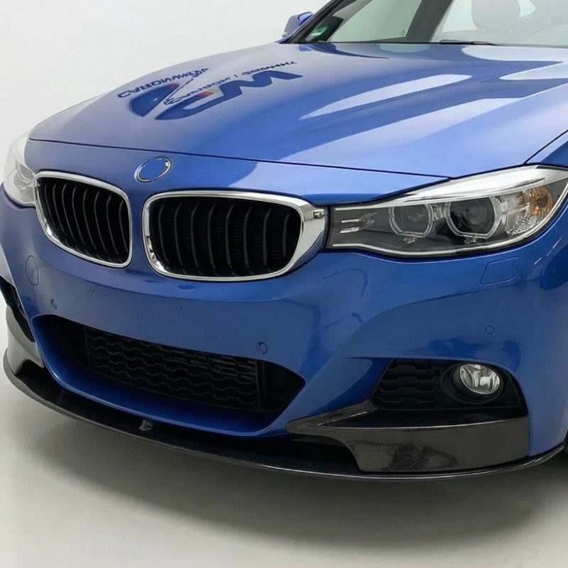 DOKŁADKA Splitter PRZÓD PEŁNY ABS do BMW F34 GT Gran Tourismo czarny połysk