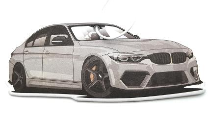 BMW-17 G20 G30 zawieszka zapachowa do auta na lusterko zapach samochodowy
