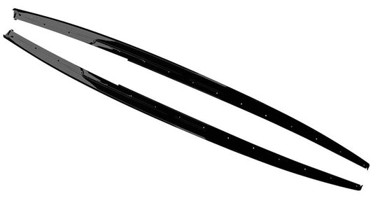 DOKŁADKI PROGÓW LISTWY PROGOWE BOCZNE do BMW 3 F30 F31 czarny połysk SPOILER