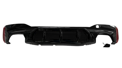 DYFUZOR SPOILER do BMW G30 G31 G38 M5 STYLE 4R CZARNY POŁYSK