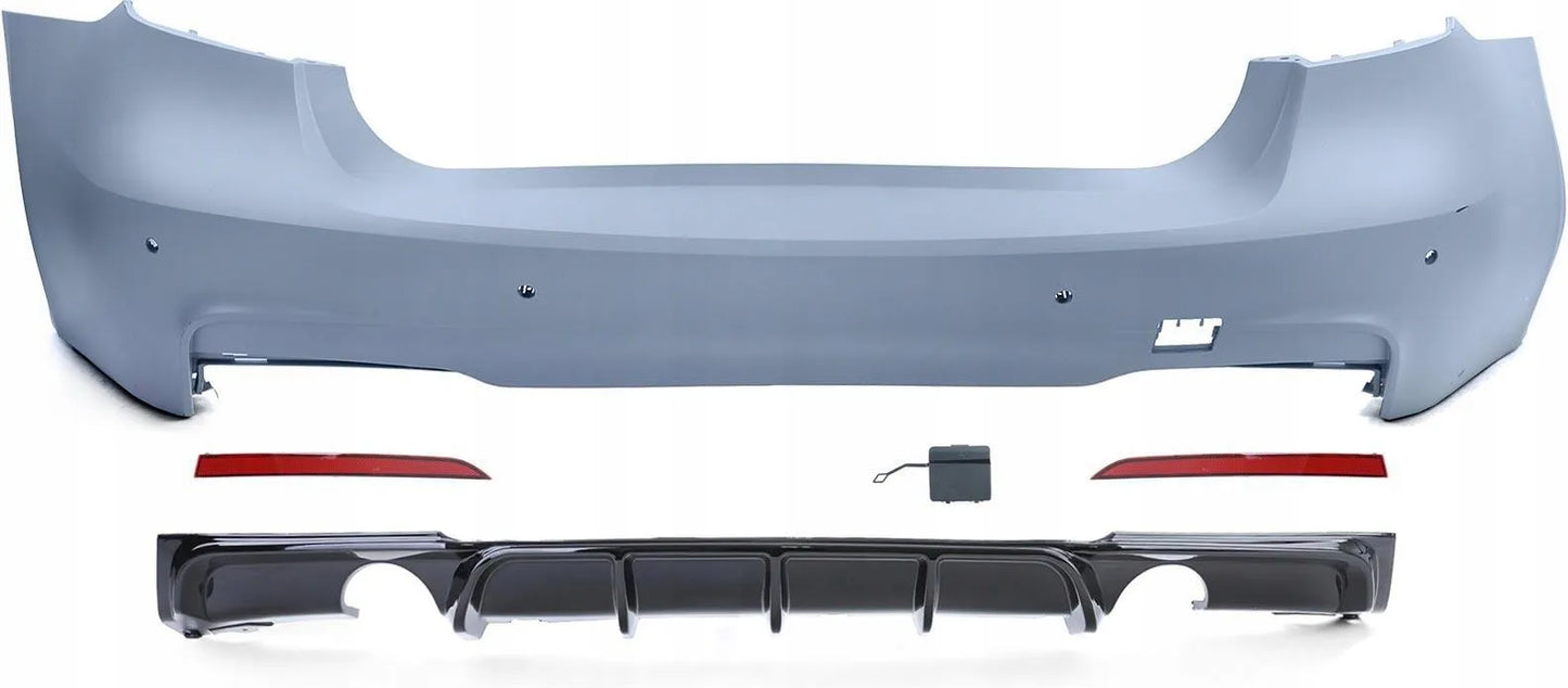 ZDERZAKI zestaw BODYKIT w KOLOR MPakiet do BMW 3 F30 sedan 2011-2018 PRZÓD TYŁ PROGI MTech pod kod lakieru