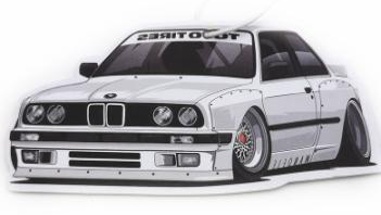 BMW-02 E30 zawieszka zapachowa do auta na lusterko zapach samochodowy