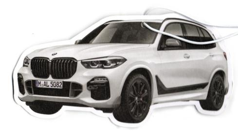 BMW-25 G05 F15 zawieszka zapachowa do auta na lusterko zapach samochodowy