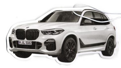 BMW-25 G05 F15 zawieszka zapachowa do auta na lusterko zapach samochodowy