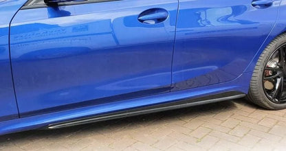 DOKŁADKI PROGÓW LISTWY PROGOWE BOCZNE BMW 3 G20 G21 czarny połysk SPOILER