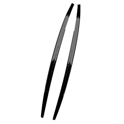 DOKŁADKI PROGÓW LISTWY PROGOWE BOCZNE do BMW 3 F30 F31 czarny połysk SPOILER