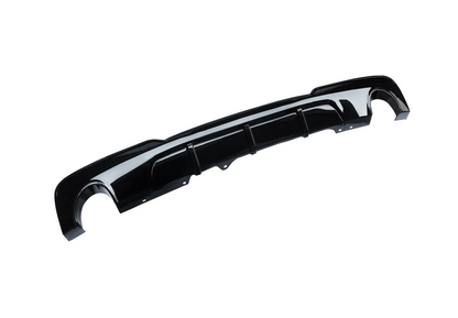 DYFUZOR SPOILER BMW F10 F11 CZARNY POŁYSK podwójny 2010-2016 535 540 550