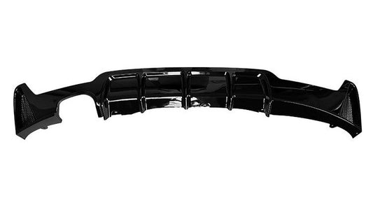 DYFUZOR SPOILER do BMW F32 F33 F36 CZARNY POŁYSK 435 440 428 430 na podwójny wydech
