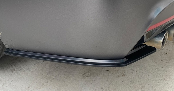 DOKŁADKA BMW F30 F31 tylne boczne splittery dyfuzora seria 3 2012-2018