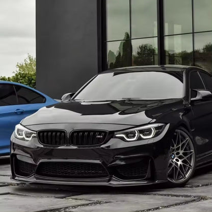 DOKŁADKA Splitter PRZÓD do BMW F80 F82 F83 M3 M4 czarny połysk spoiler dolny