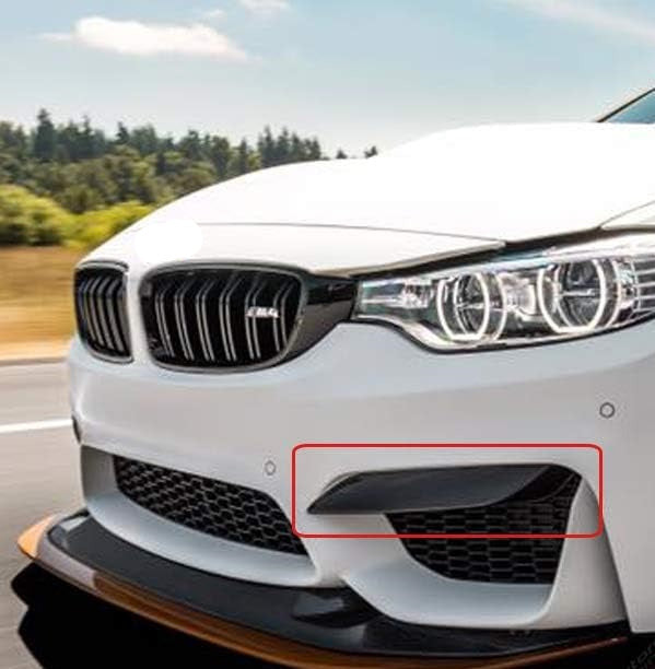 DOKŁADKA Splitter AIR PRZÓD do BMW F80 F82 F83 M3 M4 czarny spoiler DODATEK