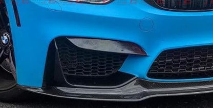 DOKŁADKA Splitter AIR PRZÓD do BMW F80 F82 F83 M3 M4 czarny spoiler DODATEK