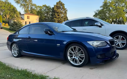 DOKŁADKA Splitter PRZÓD BMW E92 E93 czarny POŁYSK LIFT 2010-2013 COUPE cabrio