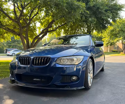 DOKŁADKA Splitter PRZÓD BMW E92 E93 czarny POŁYSK LIFT 2010-2013 COUPE cabrio