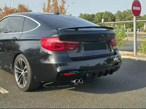 DYFUZOR SPOILER BMW F34 GT CZARNY POŁYSK 318 320 328 330 M OO-- 2L Mpakiet
