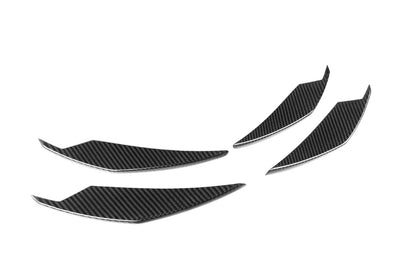 canards PRZÓD do BMW G80 G81 M3 CARBON włókno węglowe DOKŁADKI zderzaka