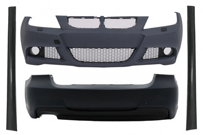 ZDERZAKI zestaw BODYKIT w KOLOR do BMW E90 LCI sedan MPAKIET Mtech 2009-2013 DYF 2L PRZÓD TYŁ PROGI pod kod lakieru