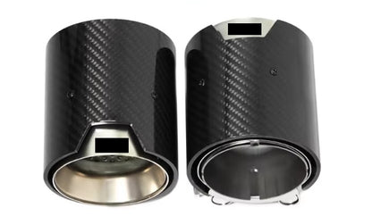KOŃCÓWKA WYDECHU 60-63MM 92MM 105MM CARBON SREBRNE do BMW